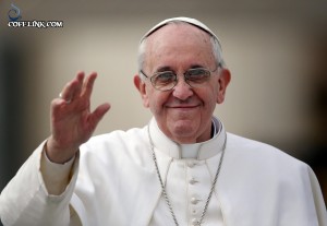 پاپ فرانسیس که بخاطر تلاش برای بهبود روابط آمریکا و کوبا نامزد جایزه صلح نوبل است